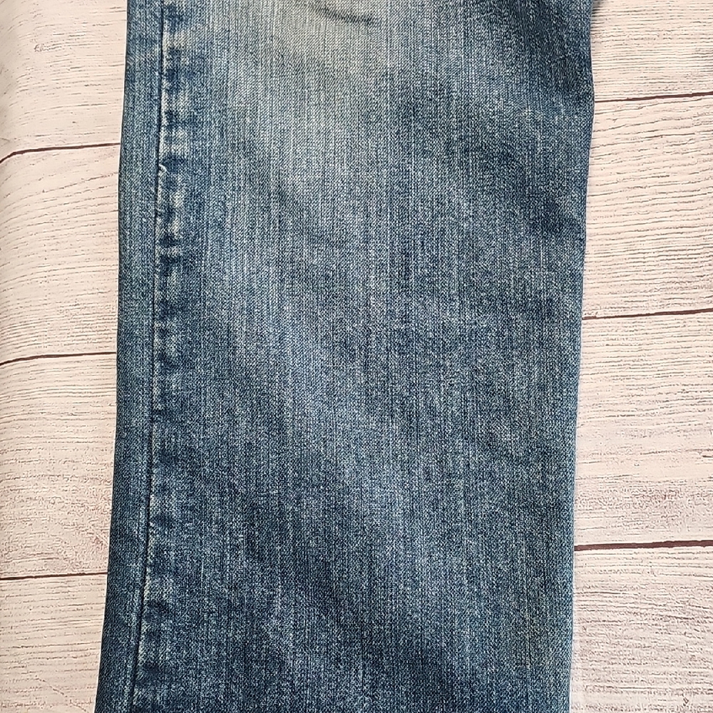 Carhartt 40x32 Blue Straight-Leg Jeans with Classic Fading - Picture 11 of 16